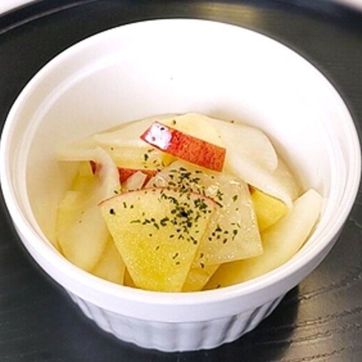 【減塩】大根とりんごのマリネサラダ